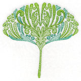 Fanciful Fall Ginkgo Leaf
