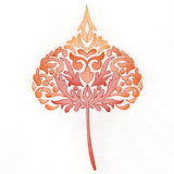 Fanciful Fall Cottonwood Leaf