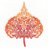 Fanciful Fall Cottonwood Leaf