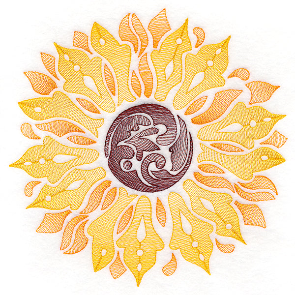 Fanciful Fall Sunflower