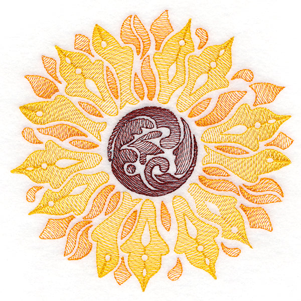 Fanciful Fall Sunflower