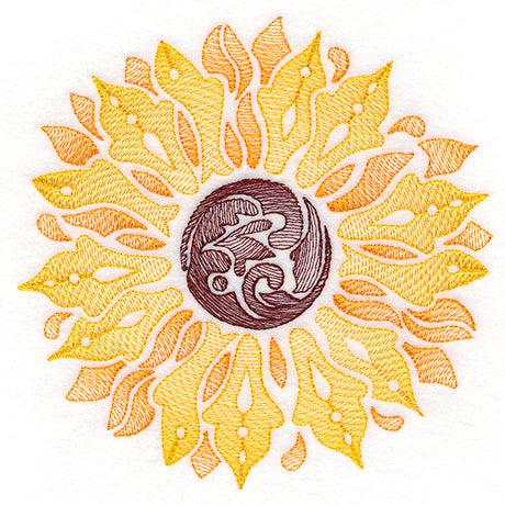 Fanciful Fall Sunflower