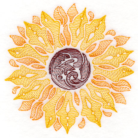 Fanciful Fall Sunflower