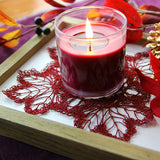 Maple Leaf Square Doily (Battenburg Lace)