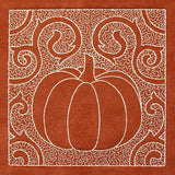 Filigree Harvest Pumpkin (Trapunto)