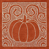 Filigree Harvest Pumpkin (Trapunto)