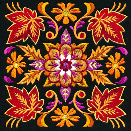 Kaleidoscope of Leaves Square