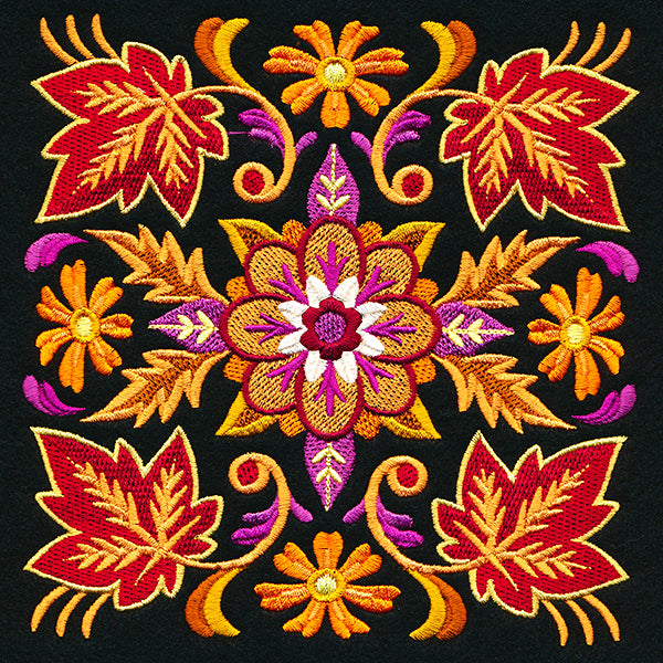 Kaleidoscope of Leaves Square