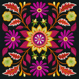 Burst of Autumn Blooms Square