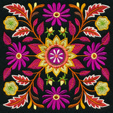 Burst of Autumn Blooms Square