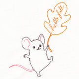 Sweet Mouse with Hello Fall Leaf (Vintage)