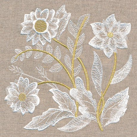 Elegance in Bloom Floral Square 1