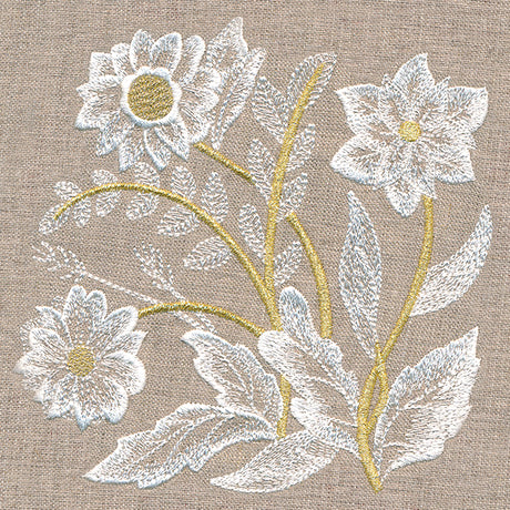 Elegance in Bloom Floral Square 1