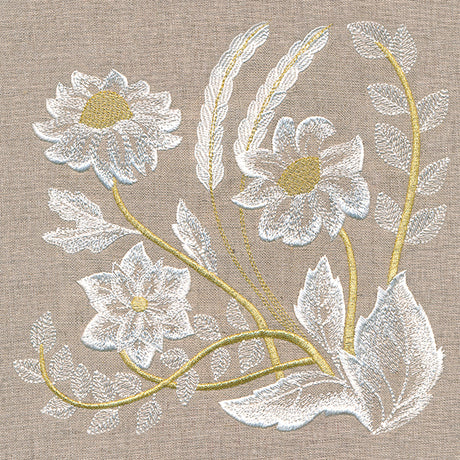 Elegance in Bloom Floral Square 2