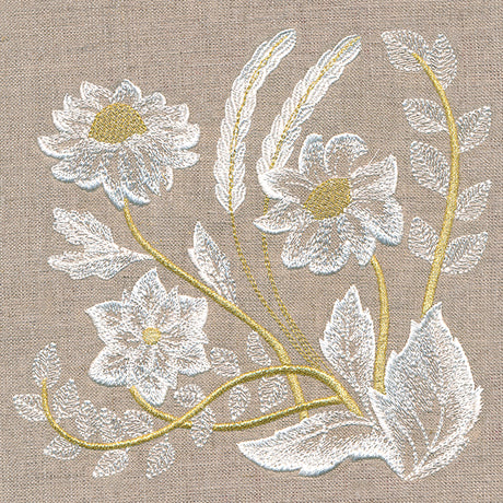 Elegance in Bloom Floral Square 2