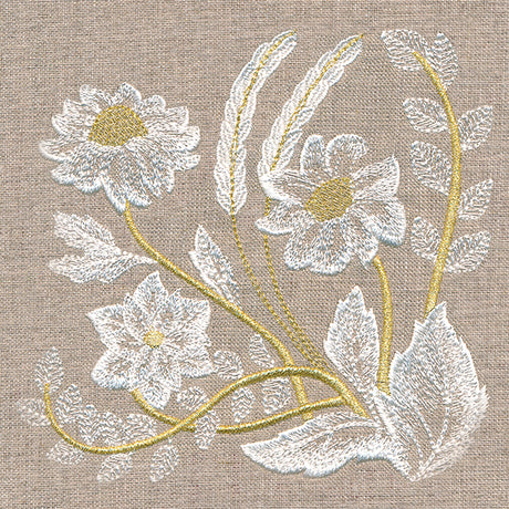 Elegance in Bloom Floral Square 2