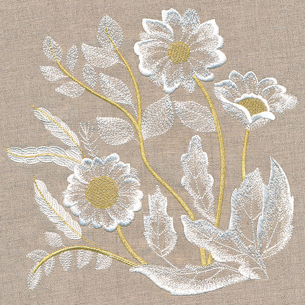 Elegance in Bloom Floral Square 3