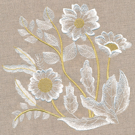 Elegance in Bloom Floral Square 3