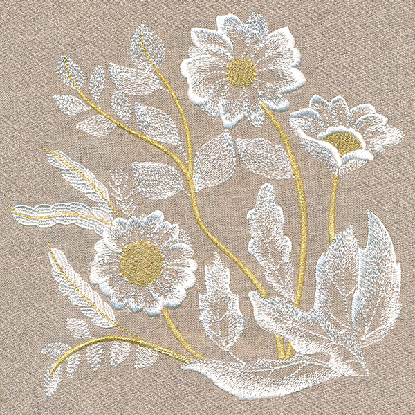 Elegance in Bloom Floral Square 3