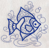 Doodle Tropical Fish