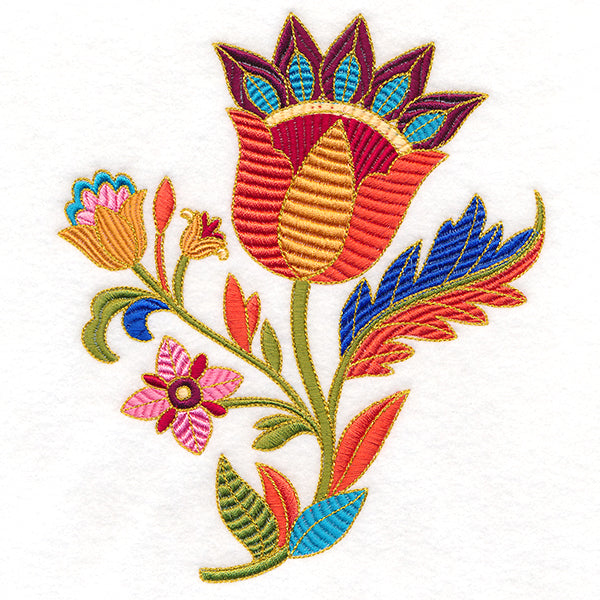 Textured Traditions Jacobean Bouquet