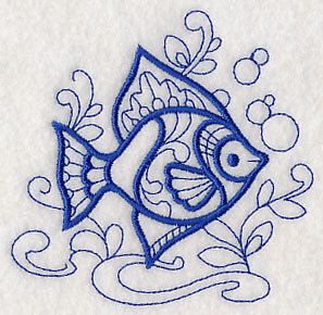 Doodle Tropical Fish