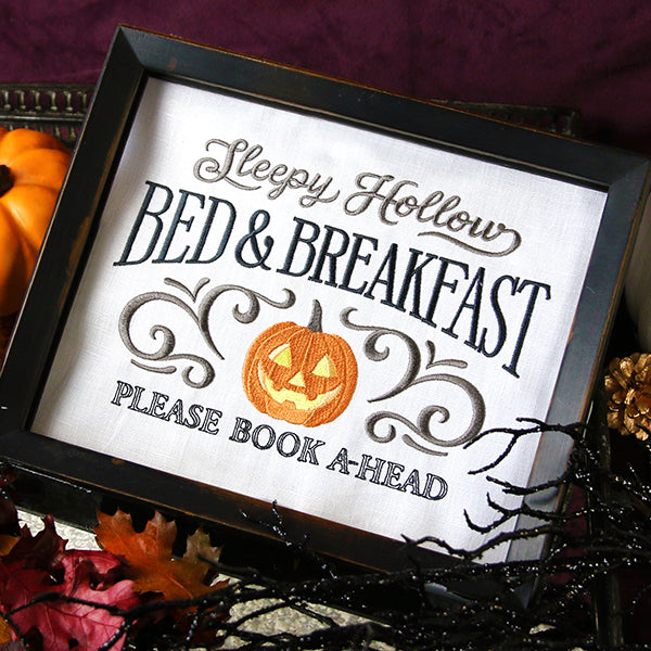 Spooky Sign - Sleepy Hollow B&B