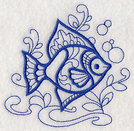 Doodle Tropical Fish