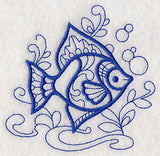 Doodle Tropical Fish