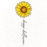 Happy Halloween Bloom Sunflower