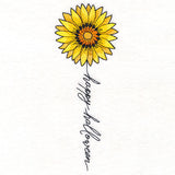 Happy Halloween Bloom Sunflower