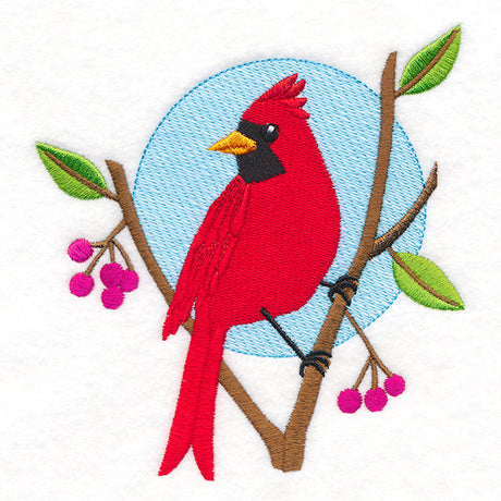 Perfectly Perched Classic Cardinal