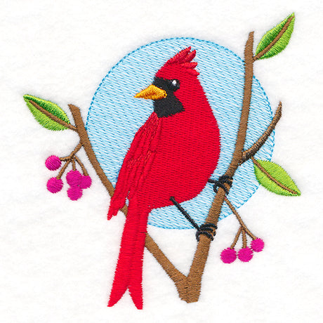 Perfectly Perched Classic Cardinal