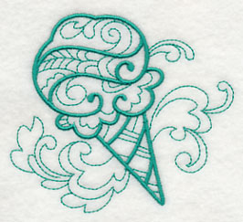 Doodle Ice Cream Cone