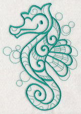 Doodle Seahorse