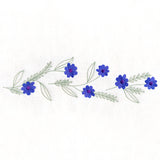 Sweet Delicate Flowers Border