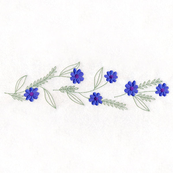 Sweet Delicate Flowers Border