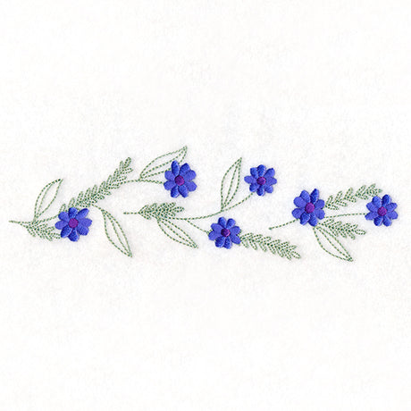 Sweet Delicate Flowers Border