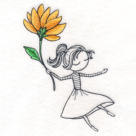 Autumn Breeze Beauty with Flower