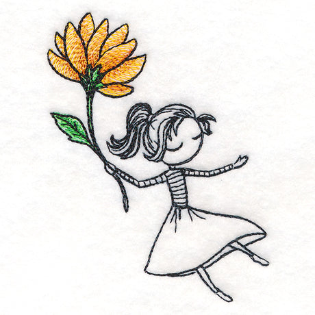 Autumn Breeze Beauty with Flower