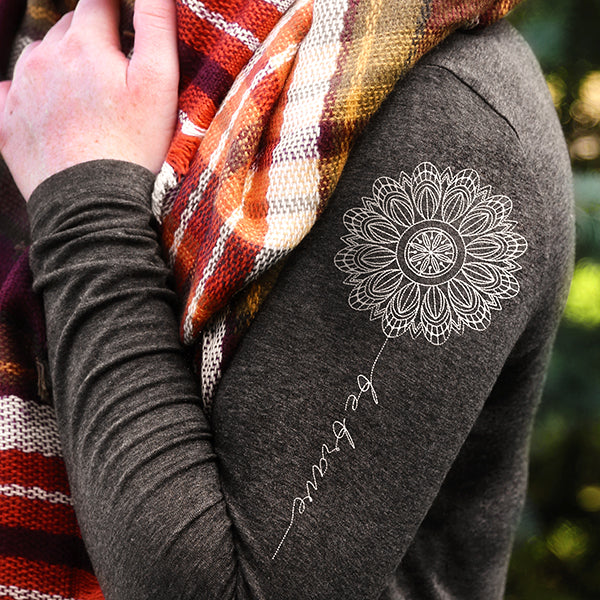 Be Brave Mandala Bloom