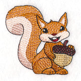 Smiling Squirrel with Acorn