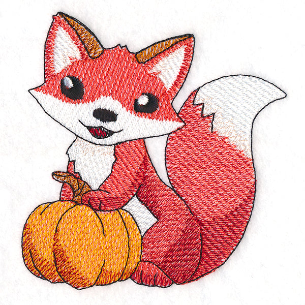 Fantastic Fox with Pumpkin