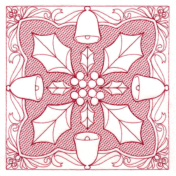 Christmas Traditions - Bell (Trapunto)