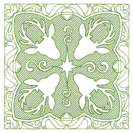 Christmas Traditions - Reindeer (Trapunto)