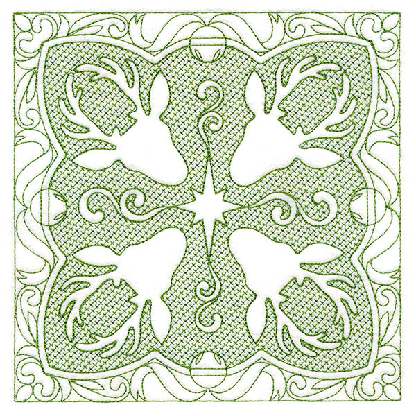 Christmas Traditions - Reindeer (Trapunto)