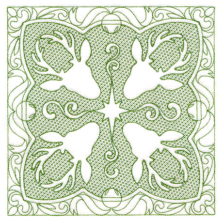 Christmas Traditions - Reindeer (Trapunto)