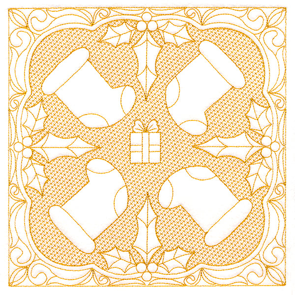 Christmas Traditions - Stocking (Trapunto)