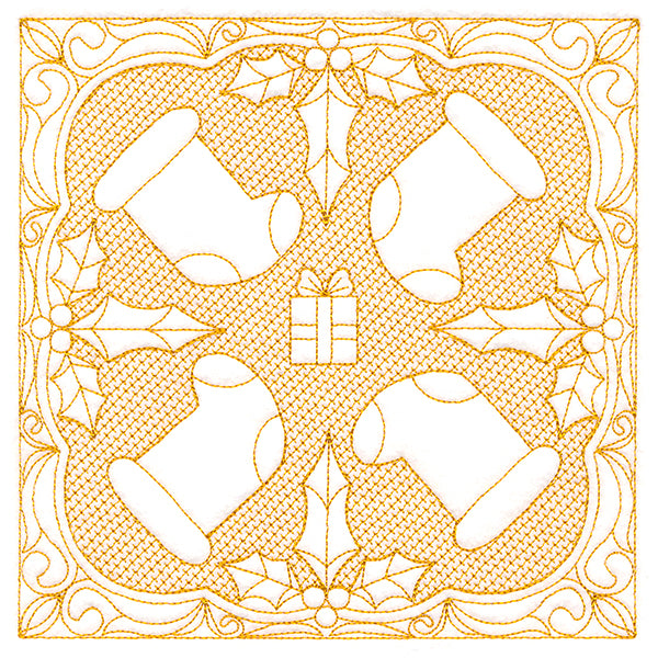 Christmas Traditions - Stocking (Trapunto)