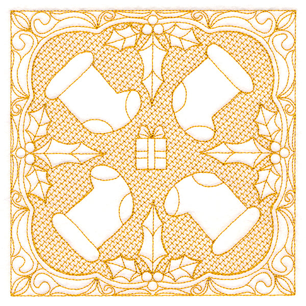 Christmas Traditions - Stocking (Trapunto)